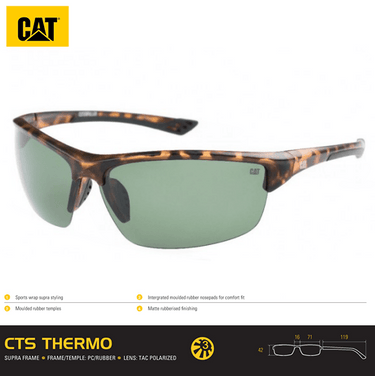 Lentes De Sol Thermo 102P Lunas Verdes Polarizadas - KATZER